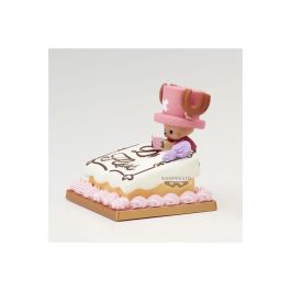 Banpresto Figura Banpresto One Piece Paldolce Collection - Tony Tony Chopper sentado sobre pastel con libro, 6 cm, PVC