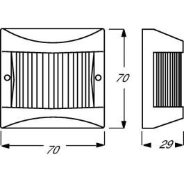 BUSCH JAEGER Sensor Allwetter 6800-34-102C Busch-Wächter, Blanco, IP44