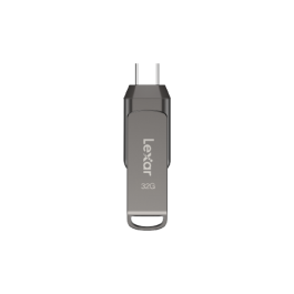 Lexar LJDD400032G-BNQNG JumpDrive - Memoria USB Tipo C 32GB, USB 3.2 Gen 1 (3.1 Gen 1), 130 MB/s, Gris
