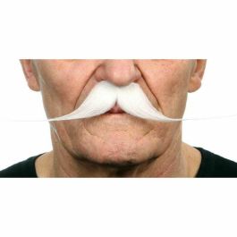 Bigote blanco talla única Precio: 5.50000055. SKU: S2418577