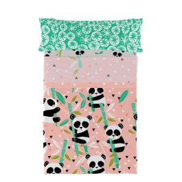 Juego de Sábanas HappyFriday Moshi Moshi Panda garden Rosa Cama de 80/90 2 Piezas Precio: 43.9351. SKU: B1FEFRY8E5