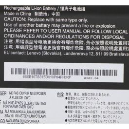 Lenovo Batería Interna de Litio-Ion (Li-Ion) Original, Alta Capacidad 57Wh, 3 Celdas, Repuesto para Portátiles ThinkPad con Tecnología SMP