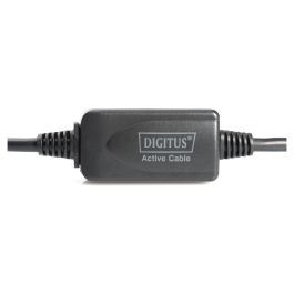 Digitus Cable USB 2.0 Verlängerungskabel Typ A -A St/Bu 15m sw Negro 15 metros