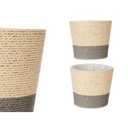Ibergarden Macetero de Cuerda y Plástico Gris Natural 19.5x16.5 cm (24 Unidades) Precio: 75.68999999. SKU: B17MPF7B2H