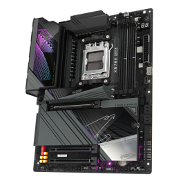 GIGABYTE Placa base X870E AORUS MASTER - Compatible con CPUs AMD Ryzen 9000, VRM digital de 16+2+2 fases, hasta 8200MHz DDR5 (OC), 4xPCIe 5.0 + 4xM.2, Wi-Fi 7, LAN 5GbE, USB 3.2 Gen 2x2 GIGABYTE Placa base X870E AORUS MASTER - Compatible con CPUs AMD Ryzen 9000, VRM digital de 16+2+2 fases, hasta 8200MHz DDR5 (OC), 4xPCIe 5.0 + 4xM.2, Wi-Fi 7, LAN 5GbE, USB 3.2 Gen 2x2