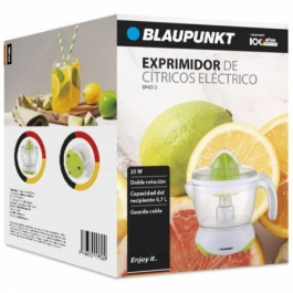 Blaupunkt BP4015 Exprimidor de Cítricos Eléctrico 25W con Doble Rotación y Capacidad de 0,7 Litros para Uso Doméstico