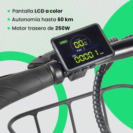 YOUIN BK1650 E-Bike FAT Plegable 20" Ruedas Anchas 250W Motor Trasero 60 km Autonomía Frenos Disco Hidráulicos