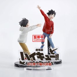 Banpresto BP28905P Figura Haikyu!! The Dumpster Battle, Licencia Oficial, pre-pintada PVC/ABS 11 cm con base, Edición Limitada