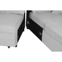 Sofa Cama Moderno DKD Home Decor Gris 154 x 92 x 298 cm Sofa Cama Moderno DKD Home Decor Gris 154 x 92 x 298 cm