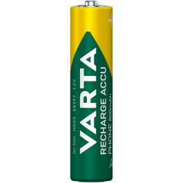 Varta T398B Batería Recargable AAA NiMH 1.2V 800 mAh - Pack 2 Unidades para Teléfonos Accu Recharge