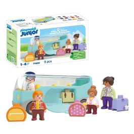 Playmobil Autobús Junior 71682 con 4 Figuras y Compartimento para Maletas