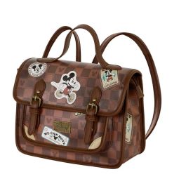 Bolso-Mochila Satchel Journey Disney Mickey Mouse Marrón