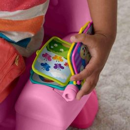 Fisher-Price JFF07 - Ríe y Aprende - Silla Electrónica de Aprendizaje Progresivo Rosa