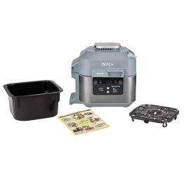Ninja ON400EU Freidora sin aceite 10 en 1, Olla rápida, Air Fryer, Multicooker, 5,7 L