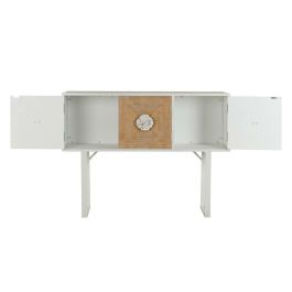 Consola DKD Home Decor Blanco Metal Abeto 120 x 35 x 90 cm