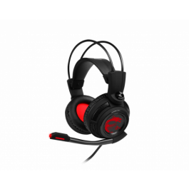 MSI DS502 Auriculares Diadema Negro, Rojo