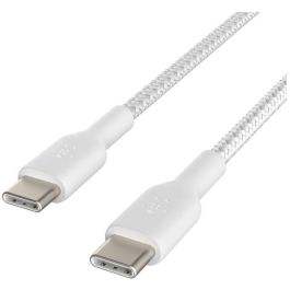 Belkin geflochtenes USB-C / USB-C-Kabel 2m. weiss