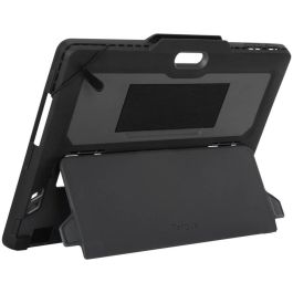 Targus Carcasa Protectora Anticaídas para Microsoft Surface Pro 9, 10, 11 - Negro con Soporte y Correa de Mano MIL-STD 810G