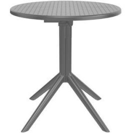 Mesa Terraza Y Jardin DKD Home Decor Gris 80 x 75 x 80 cm