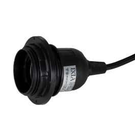 Portalámparas Negro Metal / Acrílico