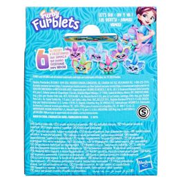 HASBRO Furby Pix Elle Furblet Miniatura 10cm - Juguete interacivo con sonidos, música y frases en Furbish