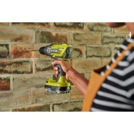 Taladro atornillador de impacto inalámbrico - RYOBI - 18 V - Con bolsa, accesorios, batería y cargador Taladro atornillador de impacto inalámbrico - RYOBI - 18 V - Con bolsa, accesorios, batería y cargador