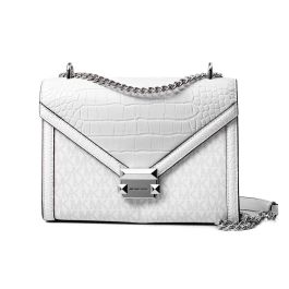 Bolso Bandolera Michael Kors Whitney Blanco 24 x 18 x 8 cm Bolso Bandolera Michael Kors Whitney Blanco 24 x 18 x 8 cm
