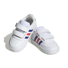 Zapatillas Deportivas Infantiles Adidas Breaknet Lifestile Court Lace Strap Blanco 3-4 Años