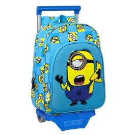 Safta Mochila con Carro 185+Carro 705 Minions "Minionstatic" Azul 26x34x11cm Precio: 33.55088. SKU: S4306291