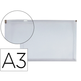 Liderpapel Carpeta Dossier A3 Cierre Cremallera Transparente Polipropileno 180 Micras Precio: 14.49999991. SKU: B1A4ELYNE9