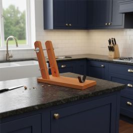 Jamonero Soporte Madera Teruel Quid 44,5x18x33 cm