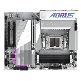 Gigabyte B650E AORUS ELITE X AX ICE placa base AMD B650 Zócalo AM5 ATX Gigabyte B650E AORUS ELITE X AX ICE placa base AMD B650 Zócalo AM5 ATX
