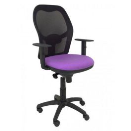 Silla Piqueras Y Crespo Jorquera Brazos Regulables Mecanismo Sincro Con Regulador De Tension Respaldo De Malla Negra Y Asiento Tapizado Bali Lila Precio: 320.49999993. SKU: S5702213