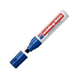 Edding Marcador Permanente 800 Azul, Punta Biselada Gruesa 4-12mm, Resistente al Agua/Roce, Rellenable (5 Unidades) (5 Unidades) Precio: 24.78999963. SKU: B12549YTQB