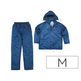 Deltaplus Conjunto de lluvia 400 Poliéster/PVC Azul Marino Talla M Homologado EN 343:31X Precio: 40.49999954. SKU: B1H93YR4AL