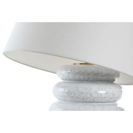 Lampara Sobremesa Glam DKD Home Decor Blanco Dorado 43 x 72 x 43 cm Lampara Sobremesa Glam DKD Home Decor Blanco Dorado 43 x 72 x 43 cm