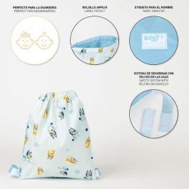 Cerdá Saquito Estampado Bluey para Niños 27 x 33 cm – Ideal para Guardería o Juguetes