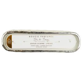 Home Deco Factory Vela Perfumada con 6 Mechas Oro, Aroma Cachemira, 400g, 40x10 cm