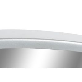 DKD Home Decor Espejo Moderno Anxi Redondo Plateado Metal 100 x 100 x 2 cm