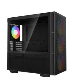 Deepcool CH560 Caja PC Gaming ATX Alto Flujo Aire con 4 Ventiladores ARGB, USB 3.0, USB-C, Cristal Templado
