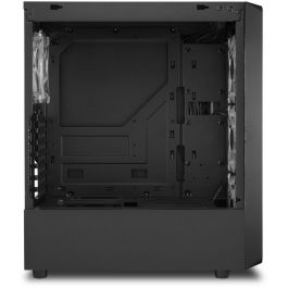 Sharkoon TK4 RGB Midi Tower ATX Negra con 3 Ventiladores LED RGB, Panel Lateral Cristal Templado y USB 3.0