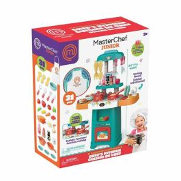 Famosa Cocina Electrónica MasterChef Jr con 31 Accesorios, Luces y Sonidos, 61 cm Alta