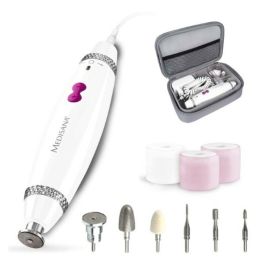 Medisana MP 840 Aparato para Manicura y Pedicura con 3 Niveles de Velocidad y Luz LED