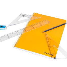 Regla Liderpapel Plastico Cristal 40 cm 20 unidades