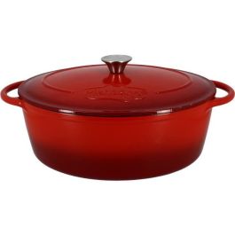 Cacerola - MENASTYL - 6020103 - Ovalada - Hierro fundido esmaltado - Roja - 9 litros Precio: 125.49999968. SKU: B13DBXJGP6