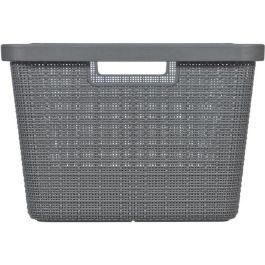 Curver CUR3253928091026 Cesta para la Ropa Sucia Yute 46 L Gris