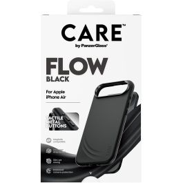 PanzerGlass CARE Feature FLOW Case Funda Negra con MagSafe para iPhone Air