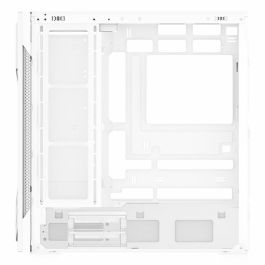 XPG STARKER AIR BTF Midi Tower Caja PC Gaming Panel Perforado con 4 Ventiladores ARGB, Compatible ATX Conector Inverso, Blanco