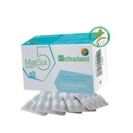 HERBOPLANET Magsol 5 Extra Magnesio 60 Comp. Reduce cansancio y fatiga, apoya función muscular y nerviosa, y metabolismo energético Precio: 28.5000001. SKU: B1HNTY9GGM