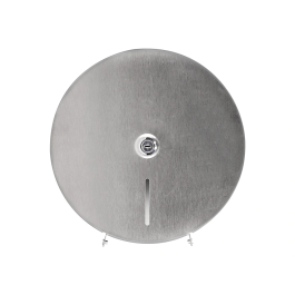 Q-connect Dispensador de Papel Higiénico Jumbo Acero Inoxidable 115x254x265 mm